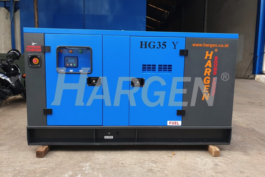 Jual Genset Yanmar 35 KVA Stamford Silent Type HARGEN Genset